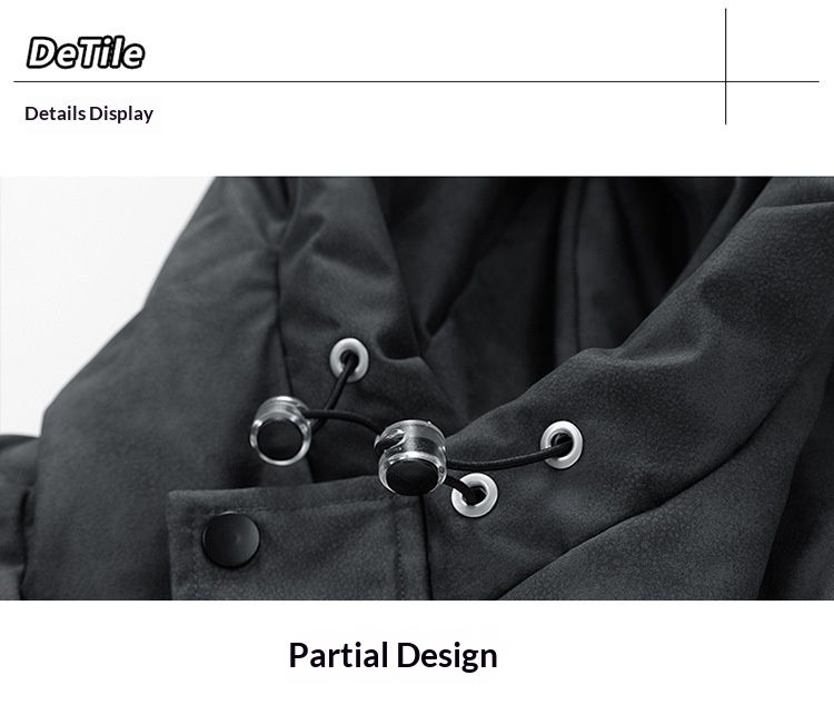 Nordmann 2025 Winter New Unisex Simple Hooded Jacket Warm Cold-Resistant Fashion Versatile Cotton Coat_voghion.com