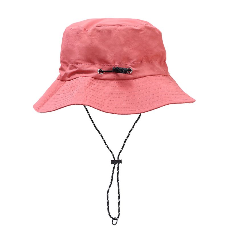 Hot Sale Summer Large Size Waterproof Bucket Hats Foldable Adjustable Drawstring Fisherman Caps Outdoor Beach Sun Hat Casual_voghion.com