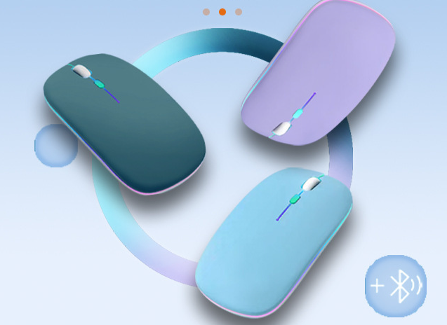 Tablet Computer Single Macaron Color Wireless Gift Bluetooth Silent Mouse_voghion.com