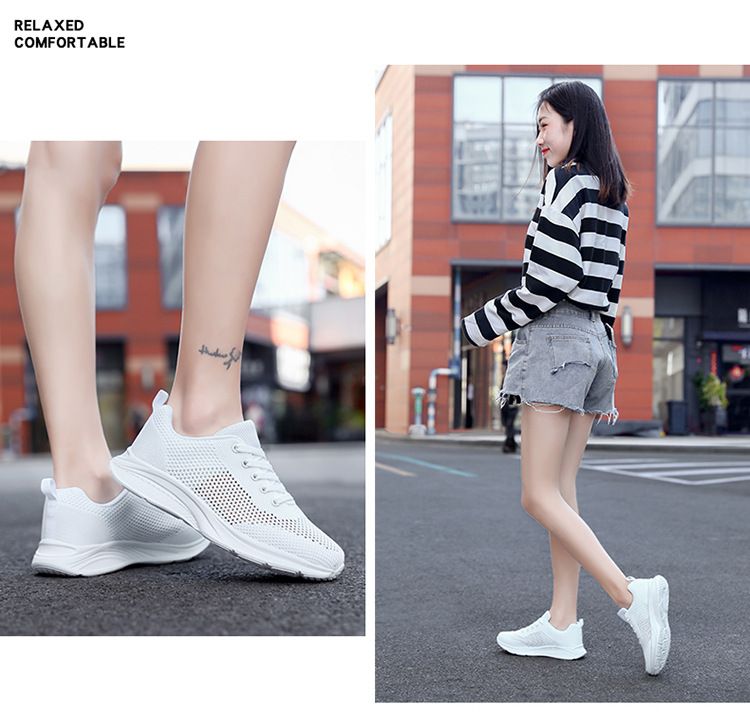 2024 Summer Thin Women's Comfortable, Breathable, Odor Hollow Single Mesh Anti slip Lightweight Daily Casual Shoes_voghion.com