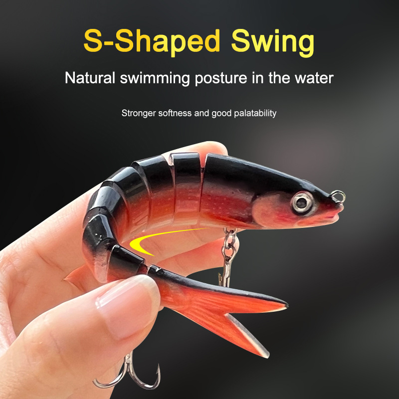 Esca artificiale multi-sezione affondante da 13,5 cm e 19 g, modello nuovo ed economico, attrezzatura da pesca_voghion.com