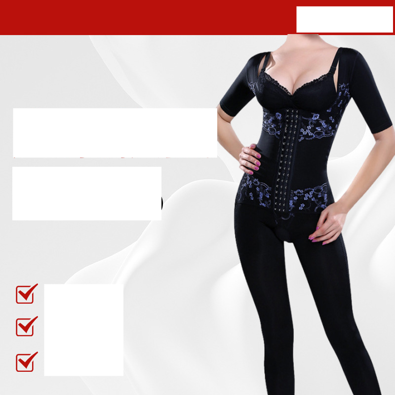 Damenbekleidung Body Manager Ganzkörper-Bauchgurt Armskulptur Langer Stil Körperformung Kleidung_voghion.com