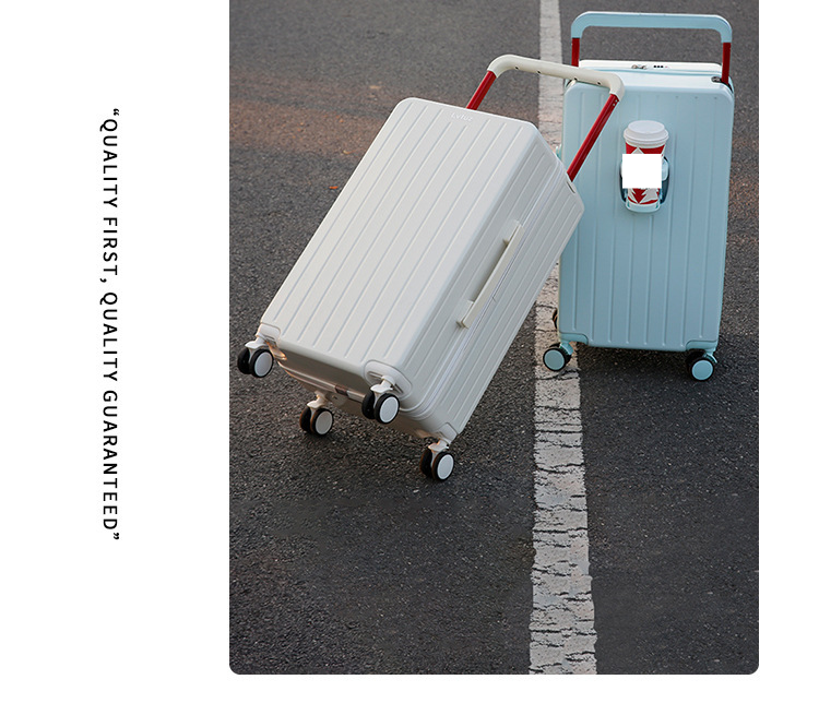 Internet Celebrity Luggage Case Boarding Box Female Student Universal Wheel 24-inch Password Wide Trolley Case Large Capacity Suitcase_voghion.com