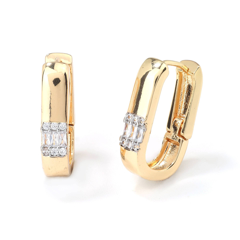 Drop Earrings Temperament, Simple Niche, Autumn And Winter, High End All Match Earrings, Ear Clips, Earrings Inlaid With Zircon_voghion.com