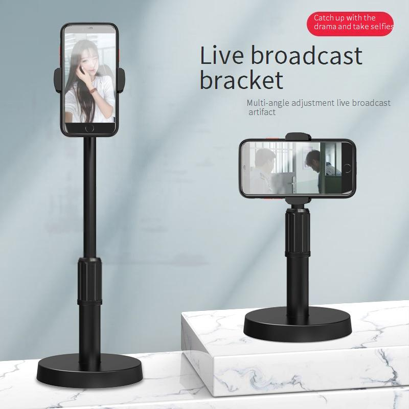 Foldable & Extendable Phone Stand Holder For Hands-Free Viewing, Live Streaming, Selfie - Universal Adjustable Phone Mount For All Smartphones_voghion.com