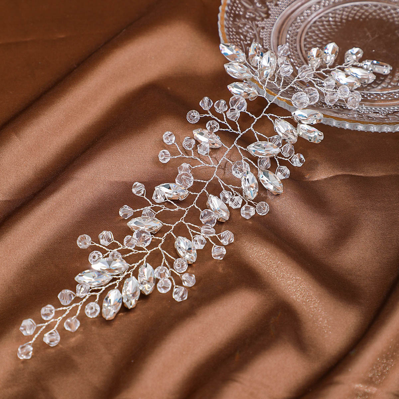 Elegantes Kristall-Haarband für Damen – handgefertigtes Kopfstück mit Perlen für Hochzeiten, Partys und besondere Anlässe. Handgefertigte Accessoires mit gepresster Perlenrückseite._voghion.com