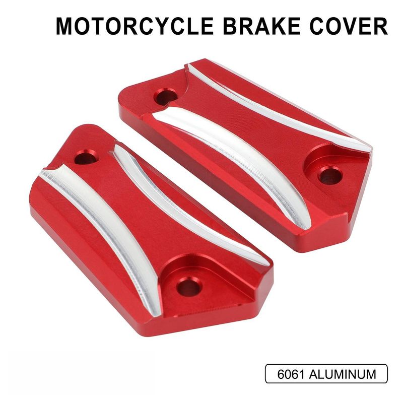 High-Quality Aluminum Motorcycle Brake Pump Cover - Lightweight & Durable Upgrade For Enhanced Performance (Red/Black/Purple, 5x3x2cm)_voghion.com