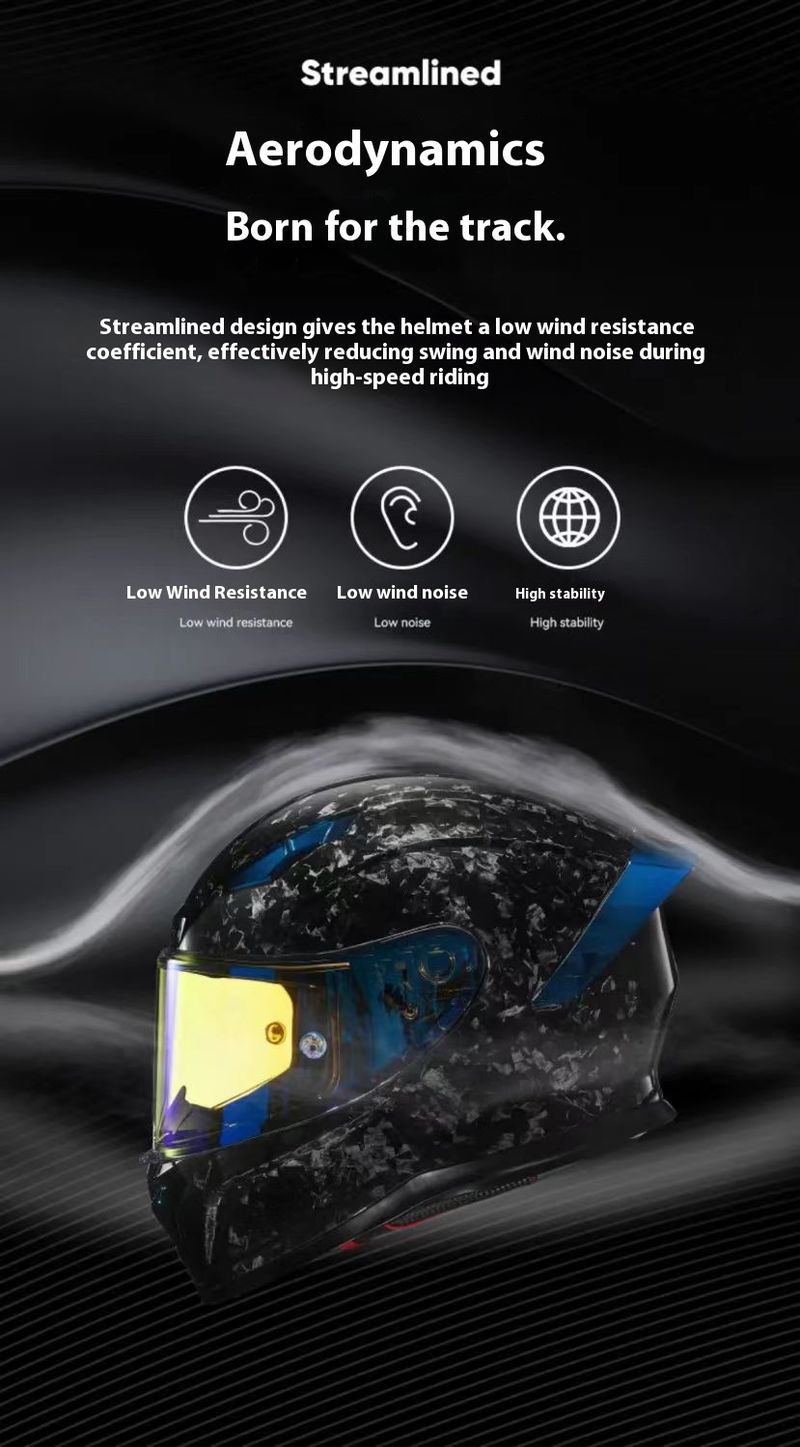 Casco de motocicleta ultraligero de fibra de carbono con certificación DOT, integral y Bluetooth para hombres y mujeres, ideal para conducción segura en cualquier estación._voghion.com