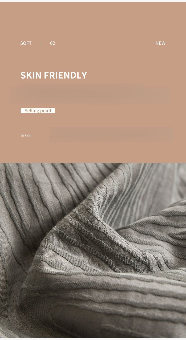 Copripiumino in lenzuola lavabili di lusso leggero in jacquard ABS, quattro pezzi, set di biancheria da letto 2025, gonna da letto, tre pezzi_voghion.com