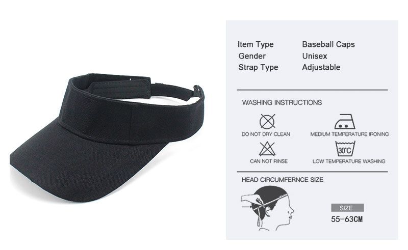 Summer Snapback Acrylic Baseball Empty Top Cap For Men Women Tennis Badminton Sun Hats Solid Sport Breathable Adjustable_voghion.com