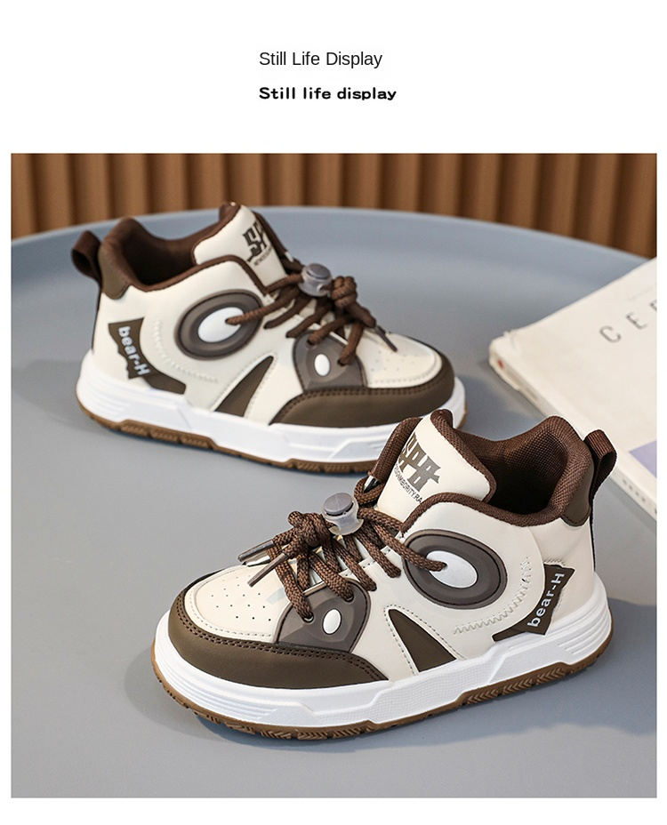 Sneakers alte, Scarpe bianche piccole, Scarpe casual, Scarpe per bambini e bambine, Scarpe alla moda per bambini grandi, Quattro stagioni_voghion.com