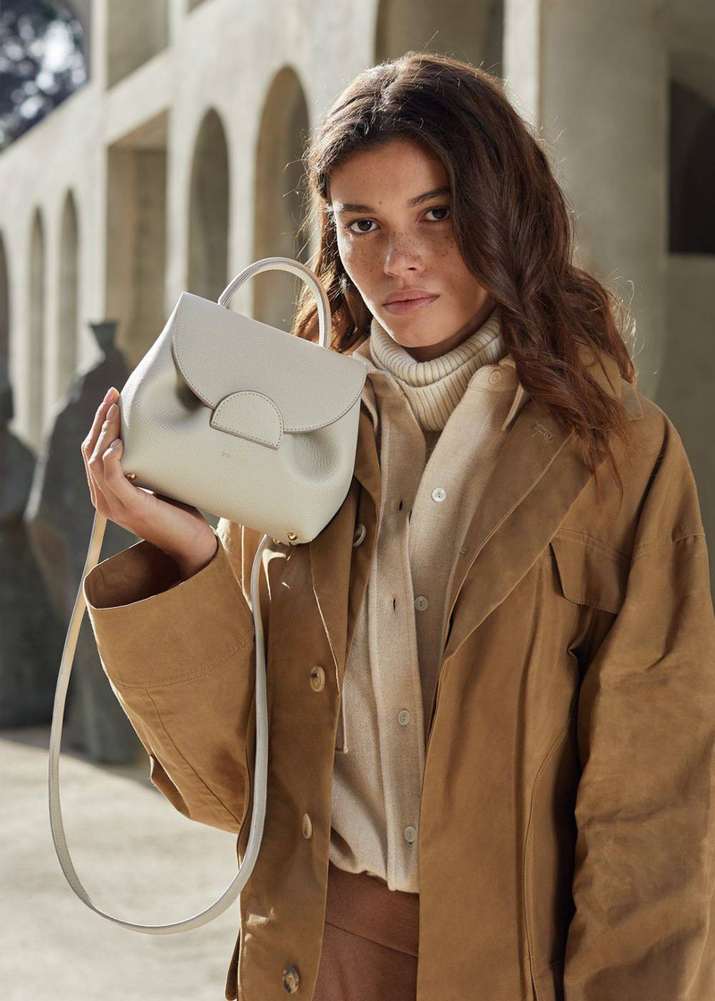 Borsa a tracolla singola in pelle da donna con motivo a tre colori sorridente, in pelle di vacchetta grana litchi, regalo per la fidanzata_voghion.com