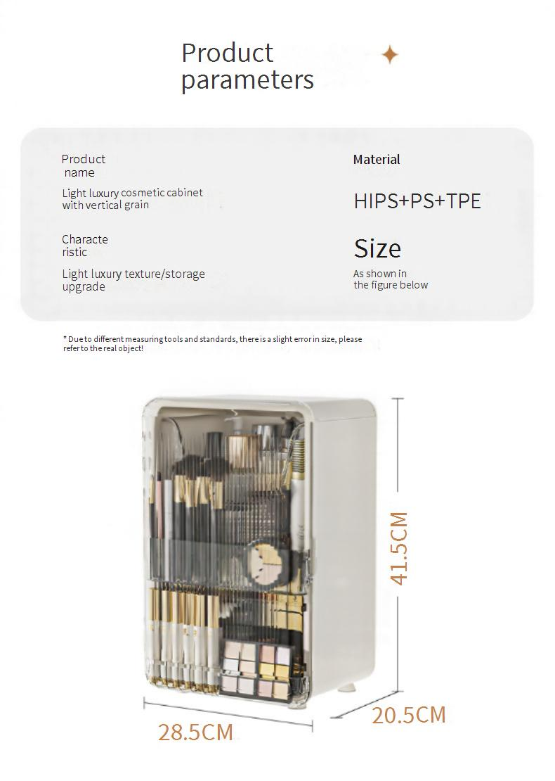 Makeup Tools & Accessories Large Capacity Skin Care Storage Cabinet Desktop Lipstick Box Storage Box Dressing Table Dustproof Cosmetics Storage Box_voghion.com