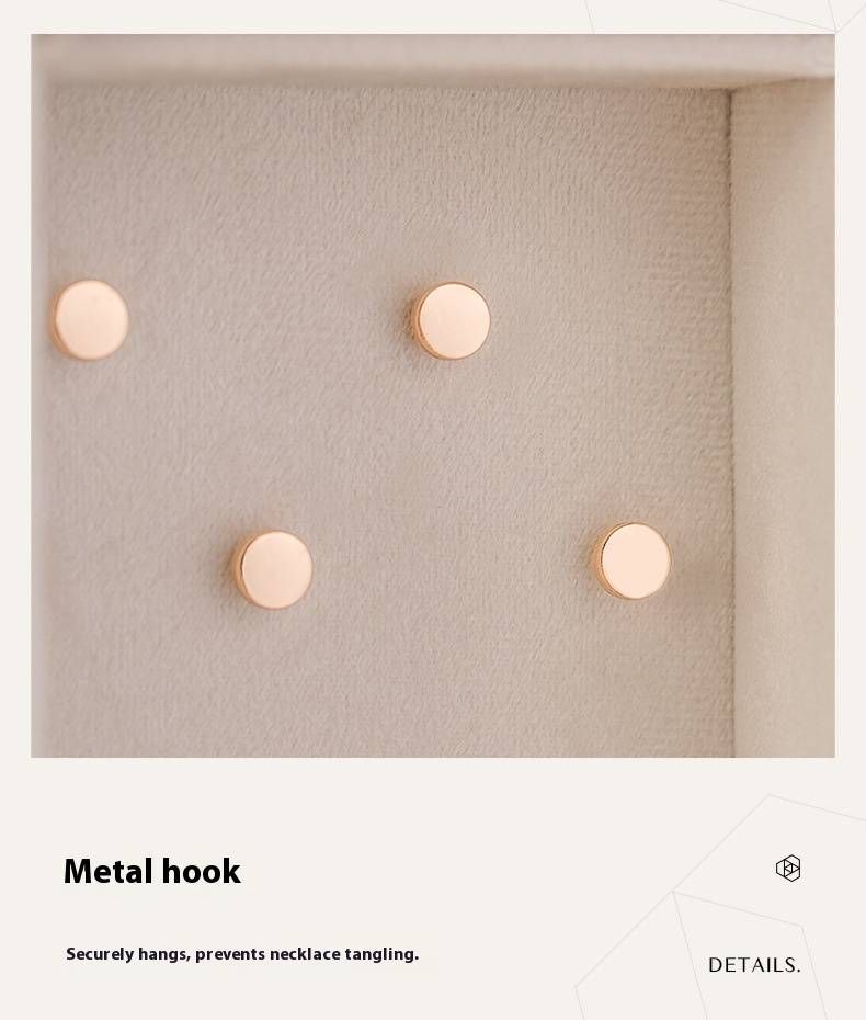 360° drehbarer Schmuck-Organizer – Drehbare mehrschichtige Aufbewahrungsbox für Ohrringe, Ringe und Halsketten – Luxus-Schmuckschrank mit großem Fassungsvermögen und Spiegel_voghion.com