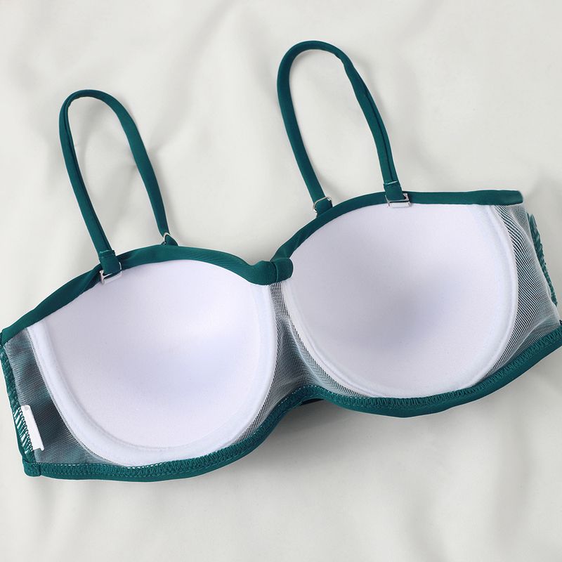 Dámské oblečení, sexy bikiny s květinovým vzorem a vysokým pasem, s pevným lemováním a šněrováním_voghion.com