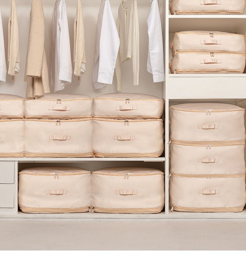 Sacchetti sottovuoto per vestiti e biancheria da letto - Sacchetti a compressione salvaspazio (grandi, resistenti, multiformato, anti-perdita)_voghion.com