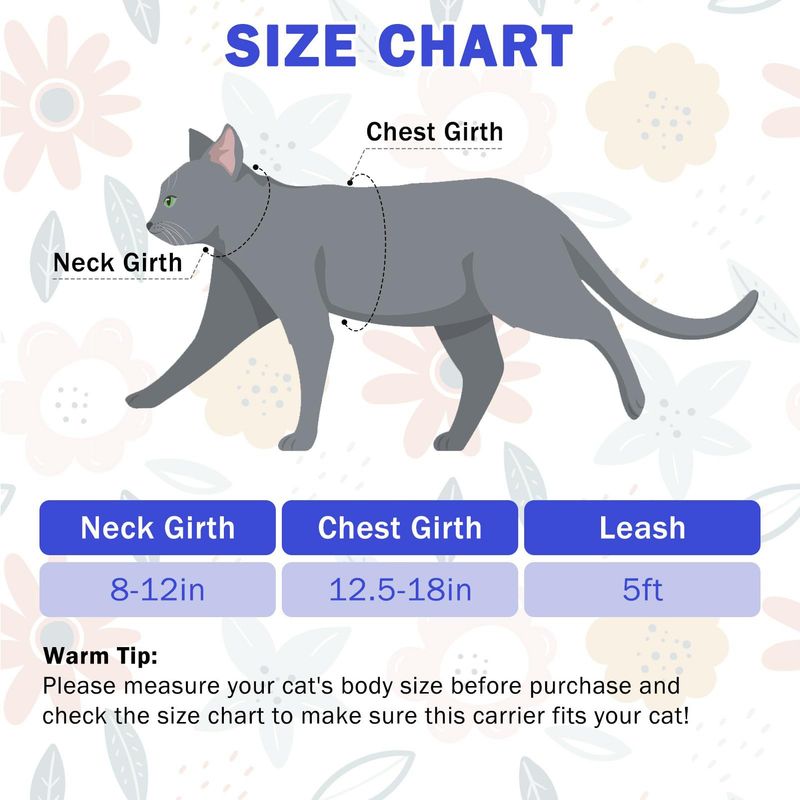 Novo conjunto de corda de tração anti-fuga ajustável cinta de peito para gato - confortável e macio_voghion.com