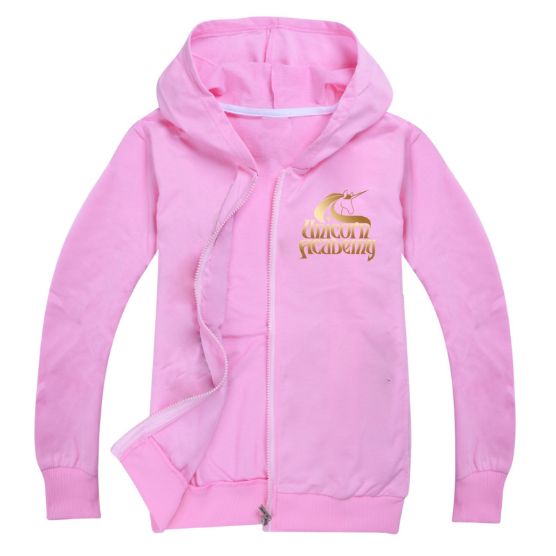 Academy Unicorn Cappotto primaverile e autunnale Cardigan per bambini con cerniera Set 3011_voghion.com