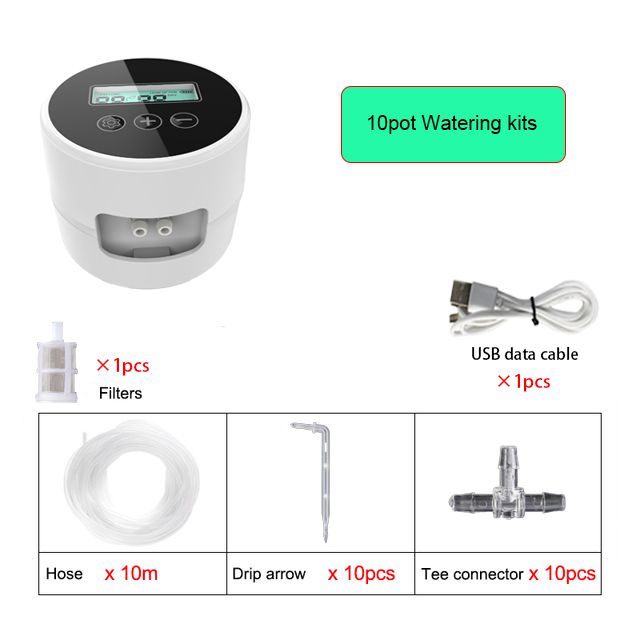 Garden Intelligent Drip Irrigation System Indoor Automatic Watering Timer Device Irrigation Controller Kits For Home,Potted Use_voghion.com