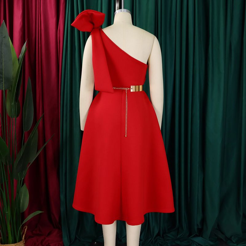 Îmbrăcăminte pentru femei Rochie sexy de culoare pură Rochie de banchet_voghion.com