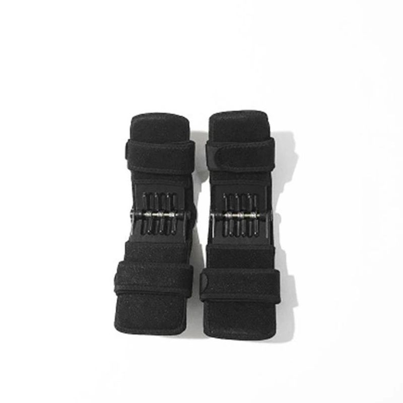 Joelheira de proteção de reforço de potência ajustável suporte de joelheira suporte de elevação de articulação força de mola de rebote poderosa para academia corrida caminhada_voghion.com