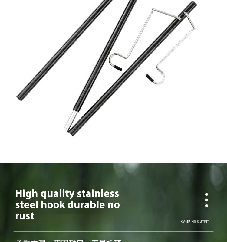 Supporto per lanterna da esterno, supporto per illuminazione da campeggio, canna da pesca, lampada da campeggio_voghion.com