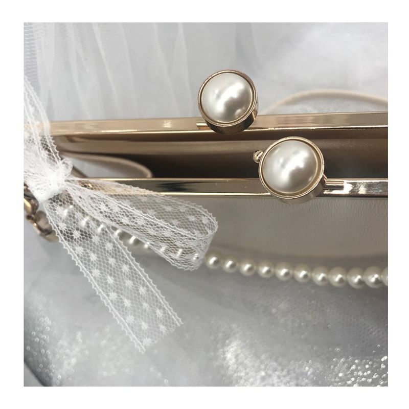Stile clip versatile e semplice, piccola borsa quadrata in pelle perlata, borsa da donna a spalla singola con croce diagonale_voghion.com