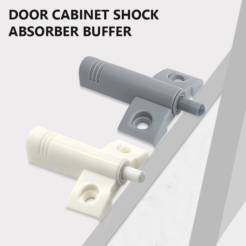5pcs High Quality Gray White Cabinet Door Damper Buffers Stop Damper Kitchen Drawer Quiet Close With Screws Soft Closer Cabinet_voghion.com