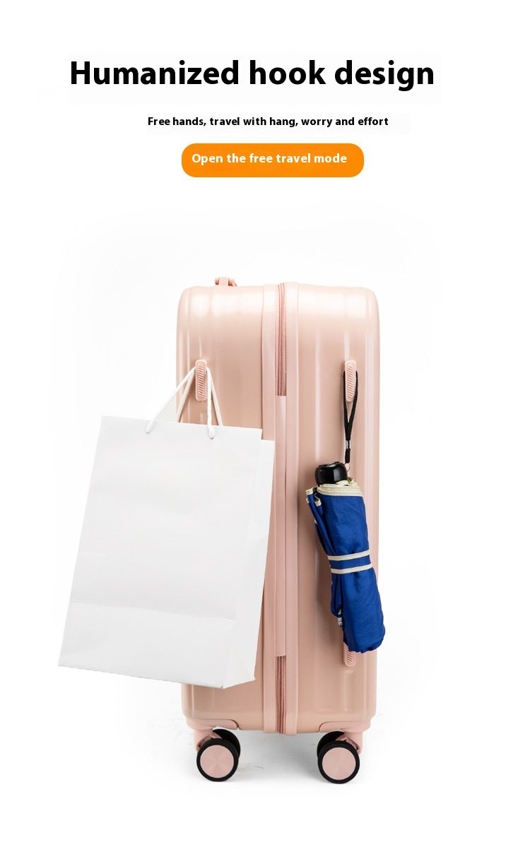 Multi functional small fresh women, Instagram students, password box travel, sturdy and durable suitcase with a lever_voghion.com