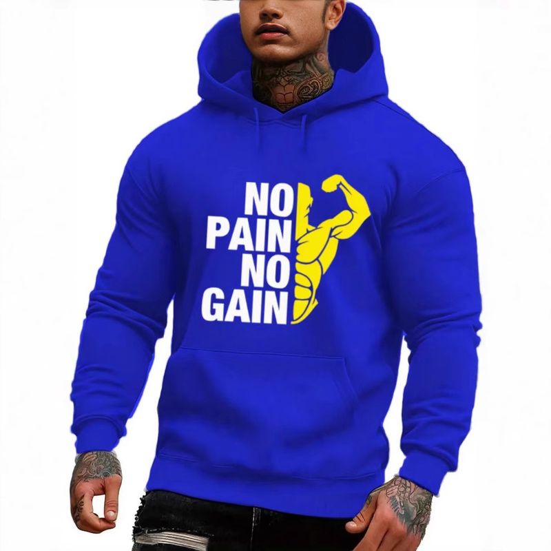Großes lockeres Herren-Sweatshirt mit Buchstaben-Print, lässig, atmungsaktiv, mit Kapuze, lange Ärmel, S-2XL, europäische Größe_voghion.com