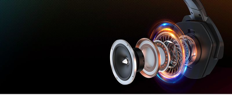 NUBWO G06 2.4G Dual Wireless Headset 5ms Low Latency 7.1 Surround ENC Mic For PC PS4 PS5 Gaming Bluetooth Headphones_voghion.com