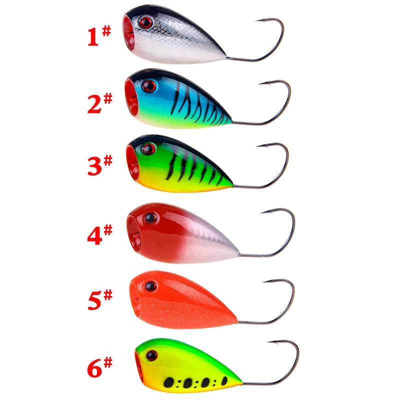 Hot Style Lure Big Mouth Single Hook Hit Water Wave Climb 13G/8CM Floating Water Bait Simulation Bait Fishing Gear_voghion.com