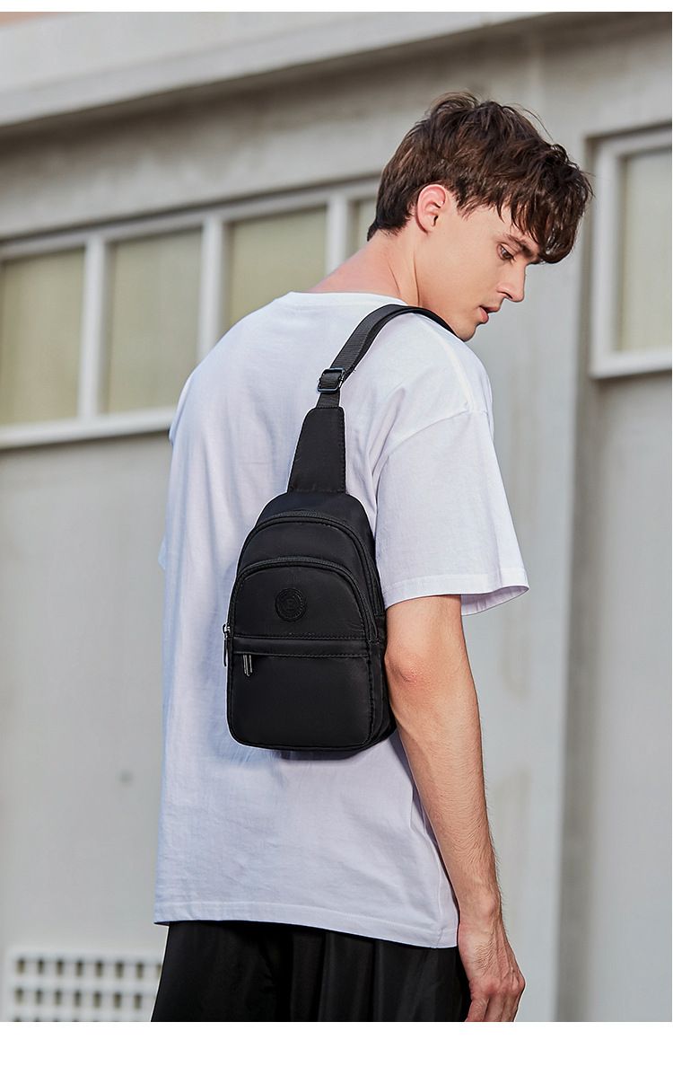 Sac à bandoulière pour homme, nouveau petit sac à bandoulière pour homme, sac à dos tendance, sac à bandoulière unique, sac à bandoulière d'été, poitrine_voghion.com