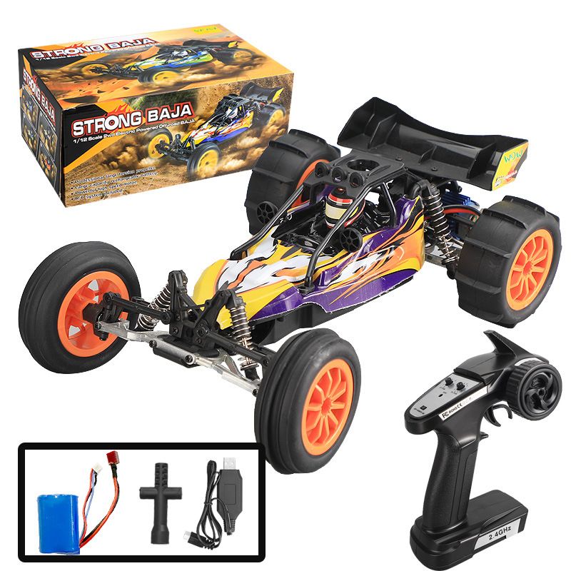 Véhicule tout-terrain télécommandé à grande vitesse RC à quatre roues motrices Big Foot Racing jouet électrique modèle de voiture adulte garçon_voghion.com