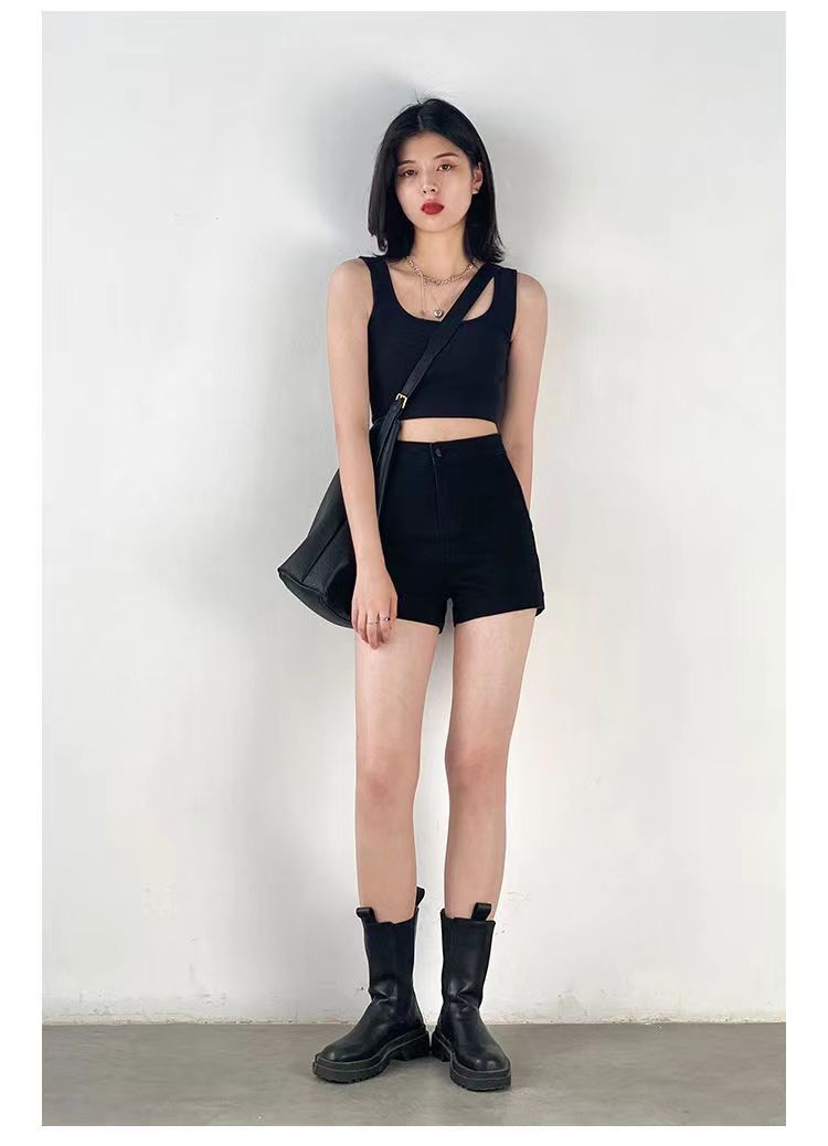 Damesmode afslankende body met een basisshirt_voghion.com