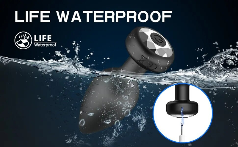 Vibratore anale con telecomando Butt Plug Massaggiatore per la prostata Masturbatore femminile Giocattoli sessuali per adulti per donne Uomini Gay_voghion.com