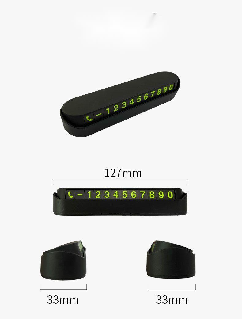 Temporary Parking 2024 New Model Number Plate Dopamine Creative Cute Car Mobile Phone Sign_voghion.com