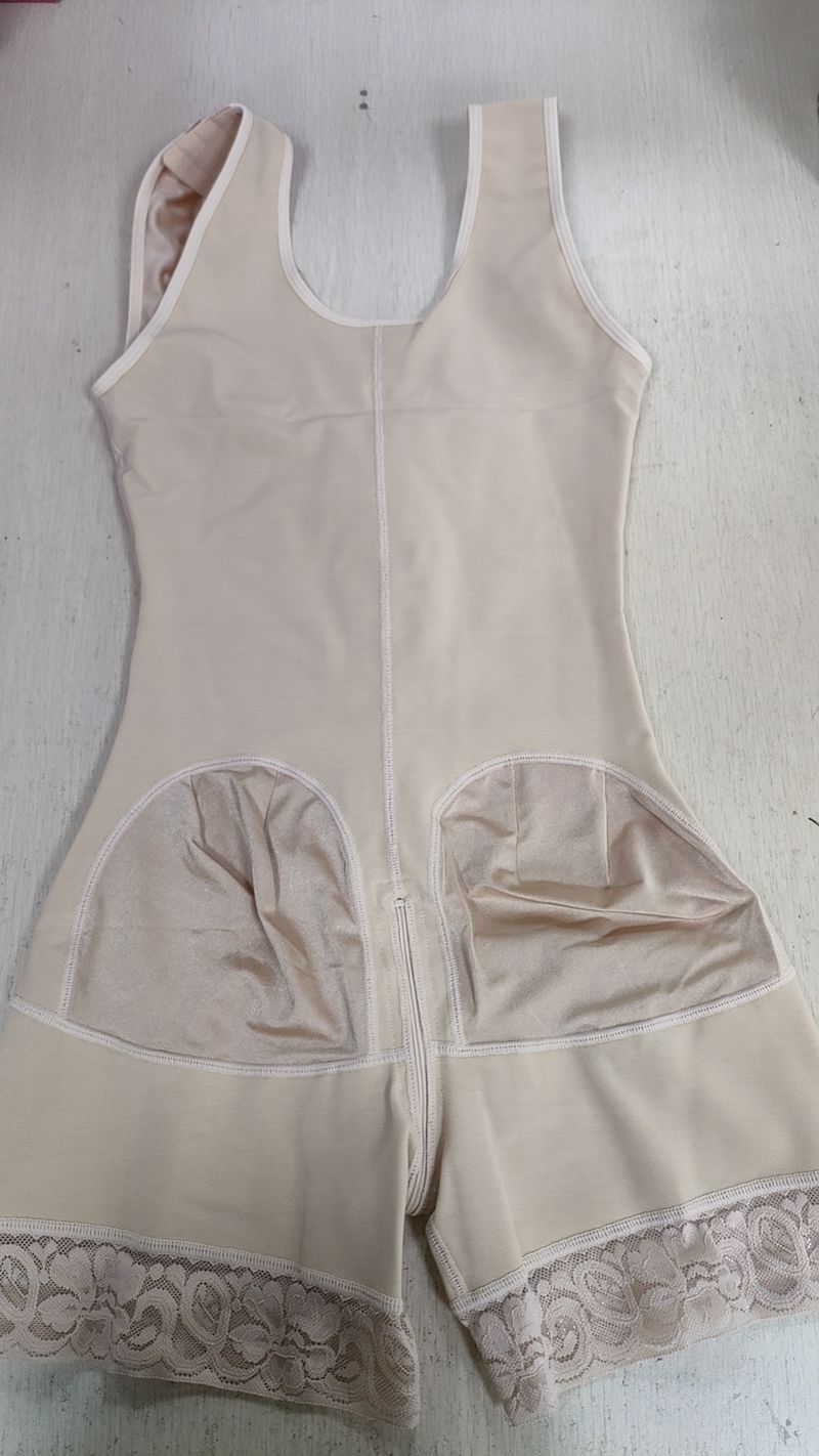 Corset european și american nou, dintr-o singură piesă, cu patru piepți, întăriți pentru ridicarea șoldurilor, corset contractant pentru burtă, body modelat din dantelă_voghion.com