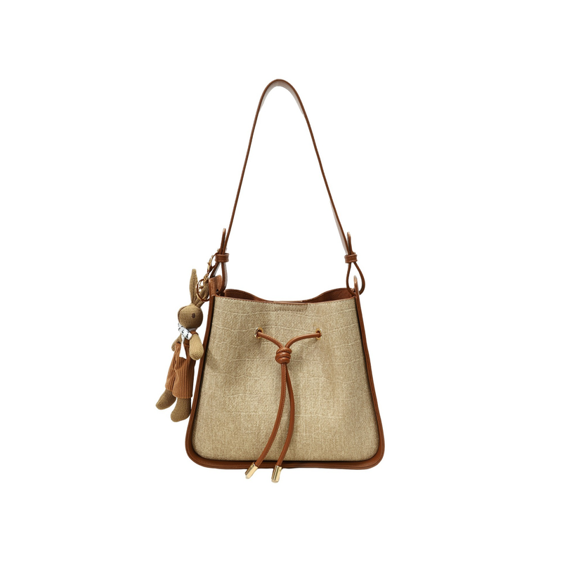 Oat Bucket Tote Donna 03 Nuova borsa a tracolla monospalla versatile per pendolari_voghion.com
