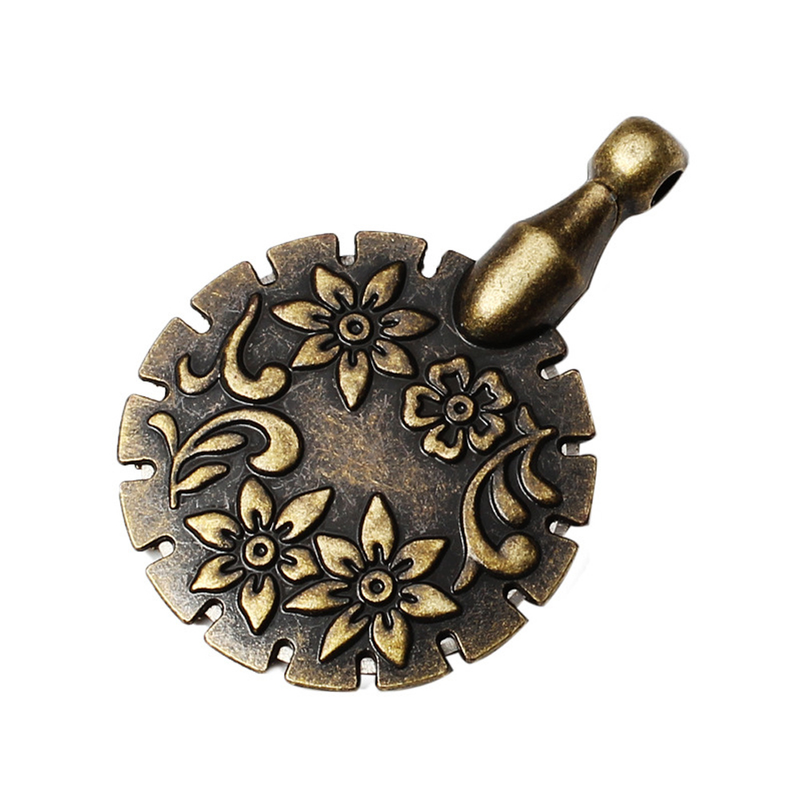 Metalen Draadbreker Retro Stijl Draadafsnijder Draad Garen Slice DIY Naaigereedschap Ronde Vorm Antiek Brons Ambachtelijke Hanger Usefu_voghion.com