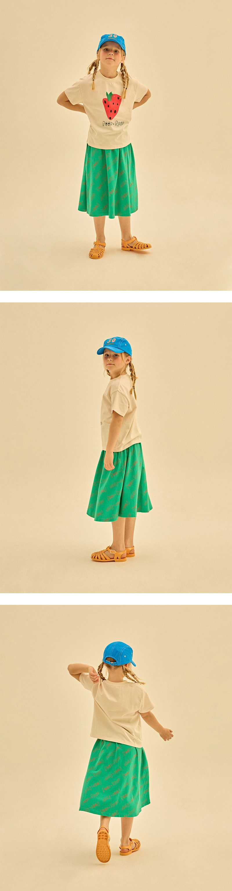 Spot Summer Nieuwe JM Koreaanse Versie Trendy Kinderkleding met Korte Mouwen voor Heren en Dames Casual Kinderkleding Aardbeienprint Katoenen T-shirt_voghion.com