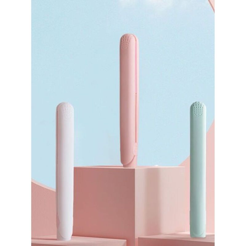 Petit fer à lisser et boucler pour femme, permanente double usage, fer à friser volumisant pour franges de dortoir portable,_voghion.com