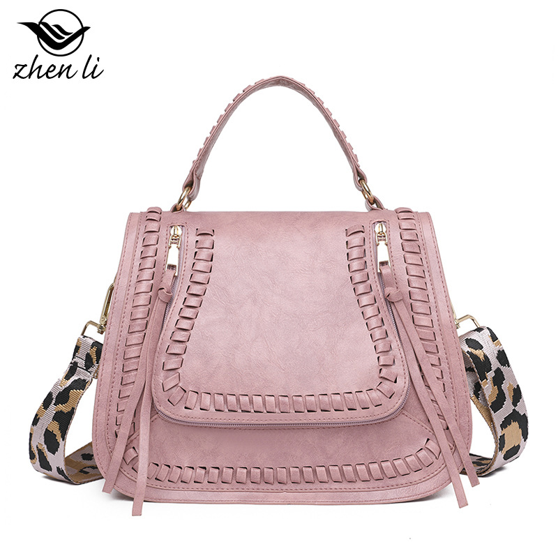 Borsa a tracolla in PU color caramella, modello singolo da donna, di Zhenli_voghion.com
