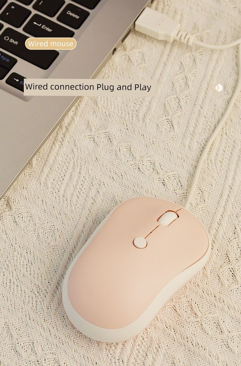 Mofii Ferris Hand Wired Mouse Wireless Low Decibel Game Lol Business Laptop Desktop Computer Office_voghion.com