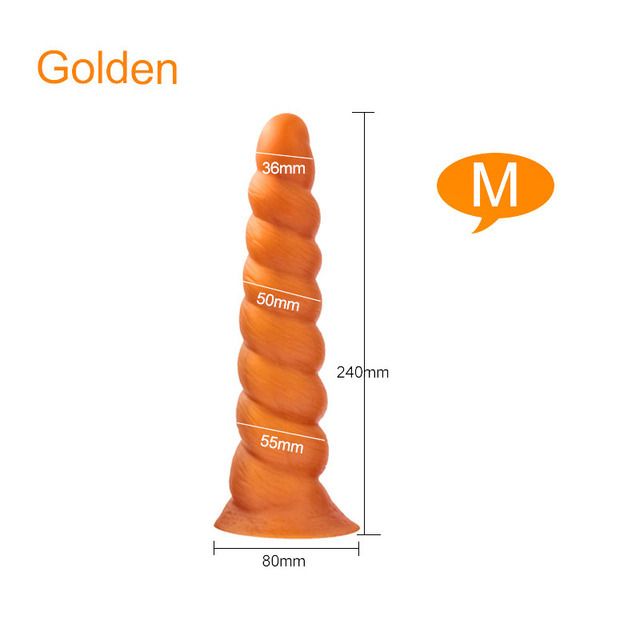 4/5,5/6,5 cm Spiralbohrer Flüssigsilikon Weiche Dildos Butt Plug Analerweiterung Masturbationsgerät für Männer Back Court S_voghion.com