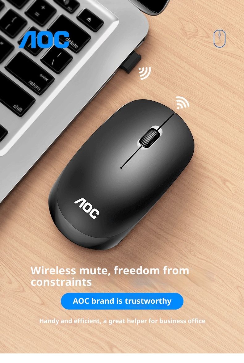 Digitex Digitex AOC MS320 2.4G Laptop Desktop Office Business Wireless Optical Mouse Durable_voghion.com