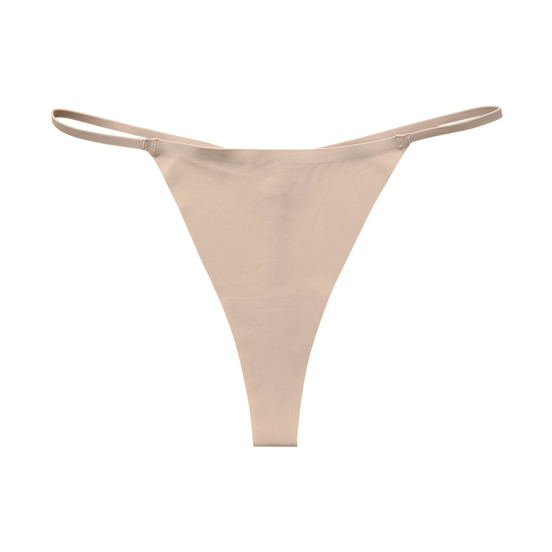 Ropa interior de mujer Sexy Traceless Tanga Bragas Cinturón fino Anillo Hebilla Calzoncillos_voghion.com