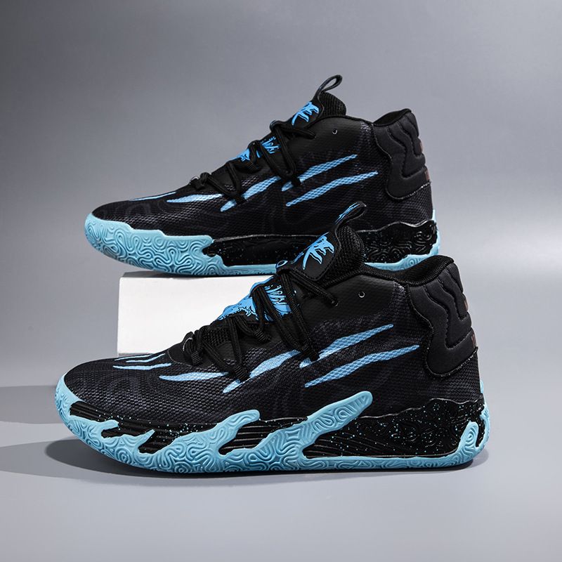 Ball Three Generation Basketball High Top Nye Studerende, Mænd og Unge Praktiske Cement Gulv Sportssko_voghion.com