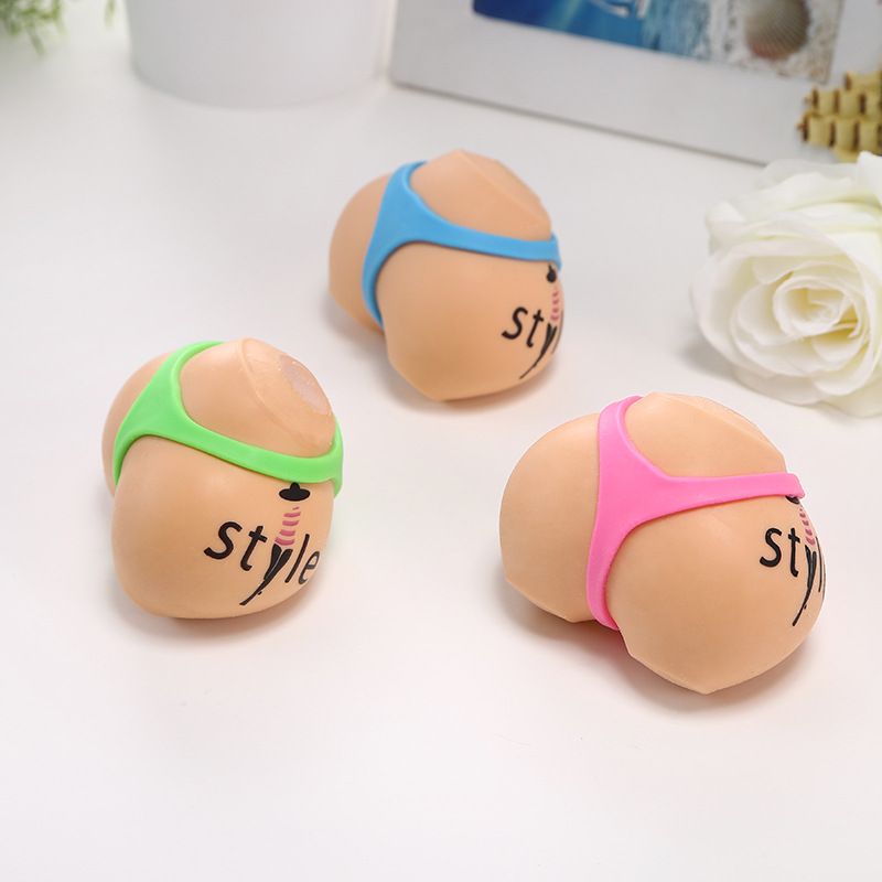 Foam Squishies Butt Flour Slow Rebound TPR Soft Rubber Decompression Venting Squeeze Toy Decompression Pinch Fun Funny_voghion.com