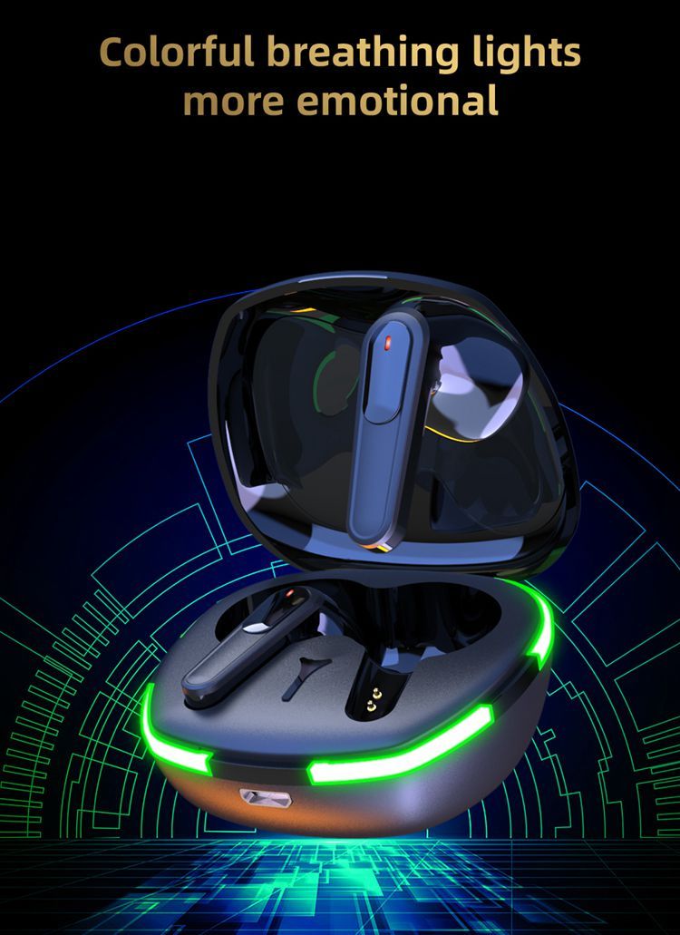 Festival musicale 2022 Nuovo Bt V5.1 Pro 60 TWS Auricolari da gioco Auricolari wireless a bassa latenza Auricolari da gioco Audifonos Pro60 Auricolari_voghion.com